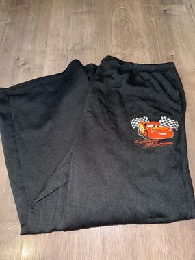 Black Lightning McQueen Sweatpants - Women’s Disney Cars Graphic 3XL